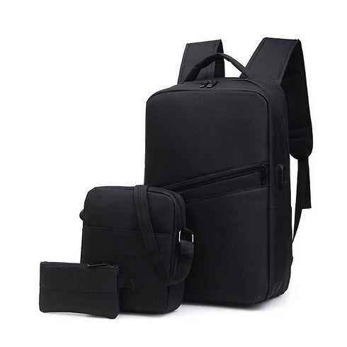 Three-piece Backpack Men's Business Computer Bag.