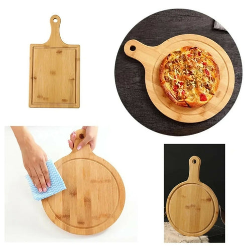 Pizza Fruit Cutting Board with Handle