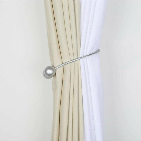 Magnetic Curtain Tieback -Grey