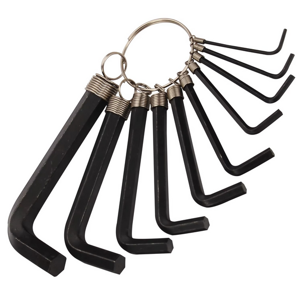 Allen Key 8-Piece Set, 1.5 mm to 6 mm Size
