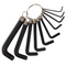 Allen Key 8-Piece Set, 1.5 mm to 6 mm Size