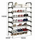 6 Layer Shoe Storage Organizer Rack