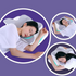 Contoured Memory Foam Pillow for Neck and Shoulder Pain Relief Pillow - Grey