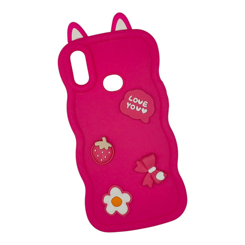 Cute 3D Cartoon Silicone Phone Case Cover Compatible with Samsung A10s