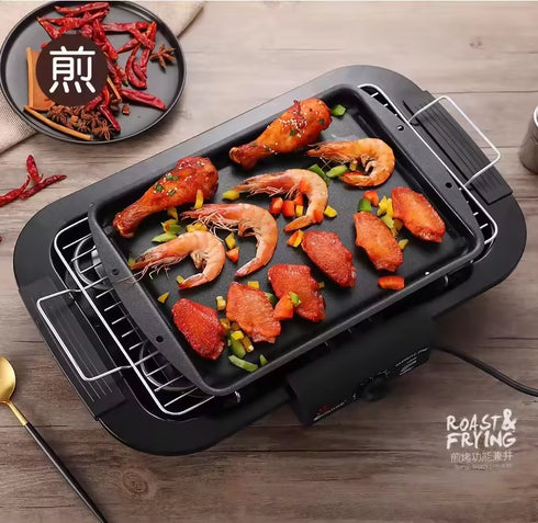 Electric Smokeless BBQ Grill.