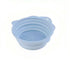 Silicone Make-Up Brushes Cleaner Folding Bowl - Blue