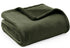 Portable Lightweight Plain Fleece Throw Blanket