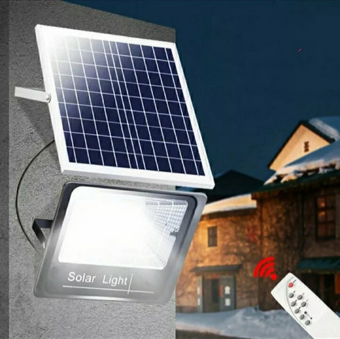 50W Solar LED Outside Flood Light with Remote control