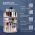 360 Degree Rotating Cosmetic Storage Box Makeup Organizer