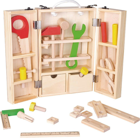 Wooden DIY Tool Box Set | Multi-Functional & Educational Toy for Kids | Safe & Durable