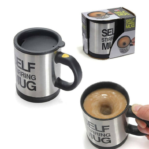 Self Stirring Mug Cup with automatic self-stirring