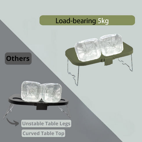 Collapsible Picnic Basket with Handles, Lid as Table - 3-in-1 Bucket - Green