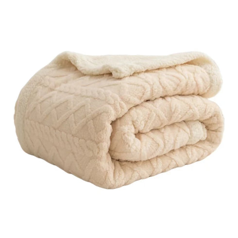 Portable Warm Fleece Throw