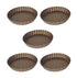 Round Baking Pans Cheesecake Pan Cake Pans Quiche Pans Non-Stick Flange Pan Removable Mini Cake Pan Set Fluted Round Cake Pan