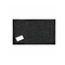 Ribbed Doormat - 100% Polyester & 100% PVC Backing - 50x80cm - Black