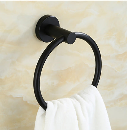Black Towel Ring