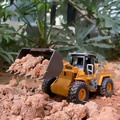 RC Bulldozer With Lights & Smoke Function - Remote Control Toy Vehicle