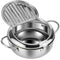 Stainless Steel Deep Fryer Pot with Thermometer
