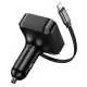 Guardian car charger with retractable cable