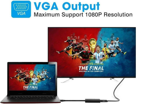 Usb to VGA Driverless Cable