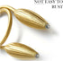 2 Pack Curtain Tiebacks -Gold