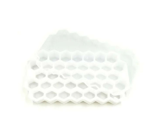 2 Pieces Hexagon 37 Grid Ice Mold - White