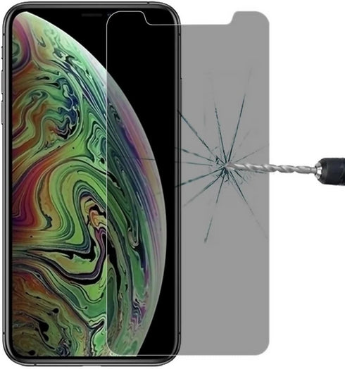 iPhone XS Max Privacy Tempered Glass Screen Protector.