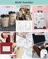 Mini Printer- Fast Printing, Learning Support, Travel Memories, Portable - Blue