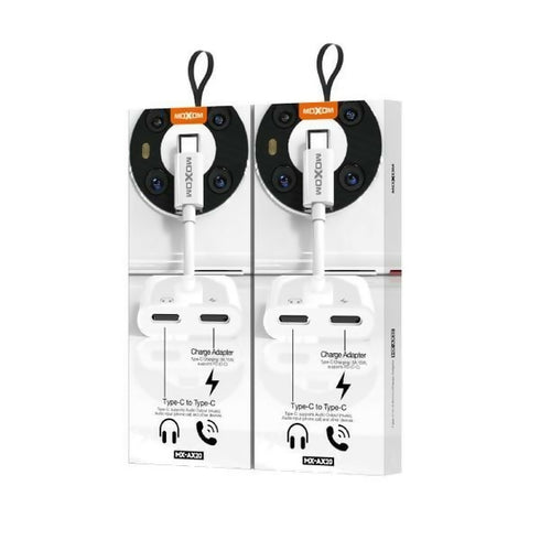 Type-C to Type-C + Charger Adapter - Mx-Ax20