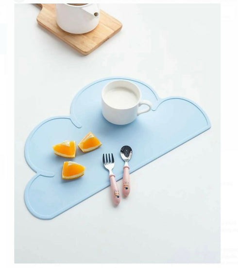 Kid's Cloud Shaped Food-Grade Silicone Place Mat
