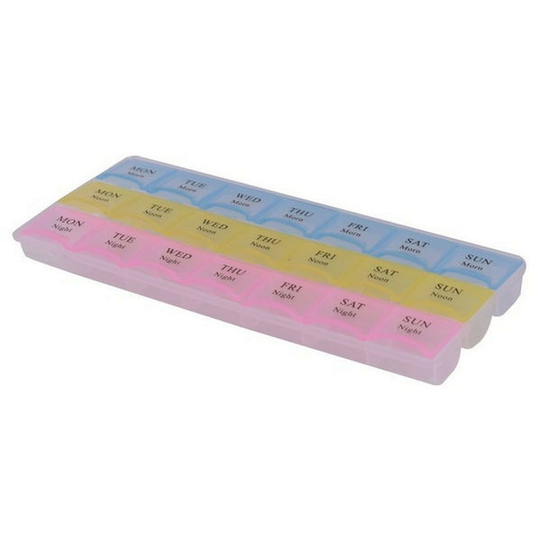 3-A-Day Weekly Pill Box