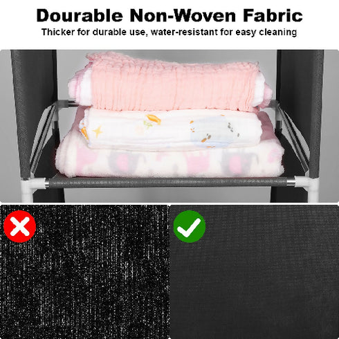 Clothes Rack Standing Wardrobe Closet Storage Closet Organizer