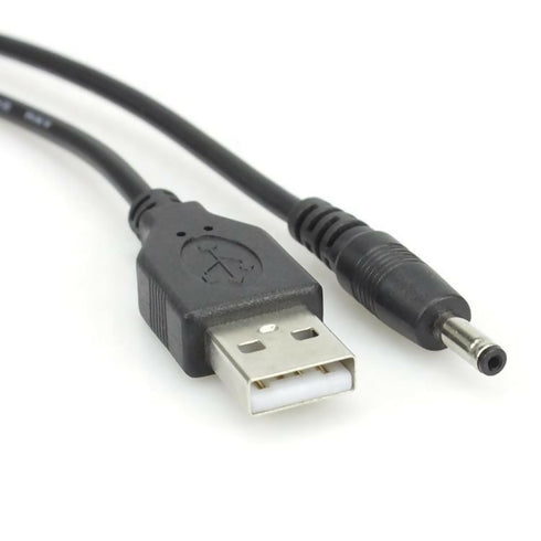 USB A to 4.0mm x 1.7mm DC 5V Power Cable, DC Power Plug Cable 1m