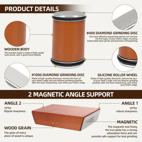 Rolling Knife Sharpener Kit