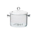 1.9L Transparent Glass Kitchen Heat-Resistant Pot
