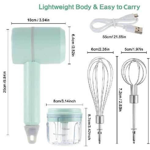 Portable Hand Mixer-Green