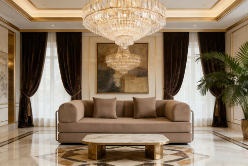 Modern Luxury Fully Compressed Memory Foam Sofa with New Technology