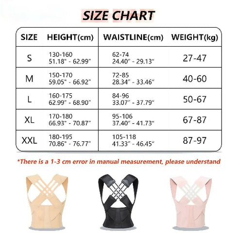 Posture Correction Strap Comfortable for Men and Women-SMALL
