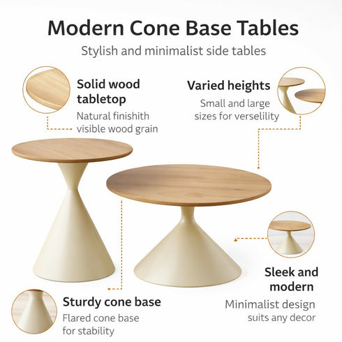 Modern Wooden Coffee Table - Nordic, Homestay
