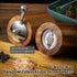 Hand Cranked Pepper Grinder, Portable Kitchen Solid Wood Grinder
