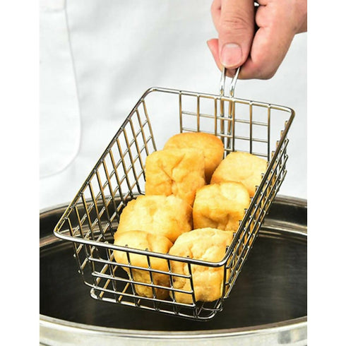 Stainless steel frying basket French fries