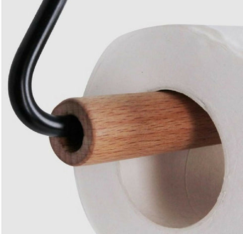 Vintage Wall Mount Bamboo Toilet Paper