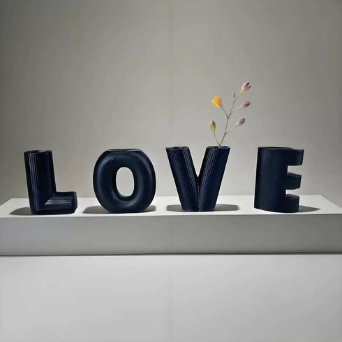 Love Shape Ceramic Flower Vase