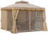Tent House for Terrace , Garden with All 4 Sides Retractable Double Curtain with Zipper