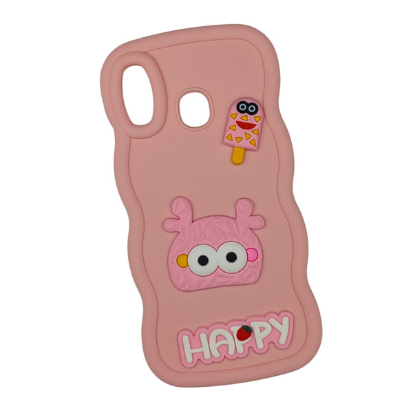 Cute 3D Cartoon Silicone Phone Case Cover Compatible with Samsung A30