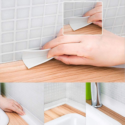 Self-Adhesive Caulk Strip Sealant Tape for Bathroom and Kitchen