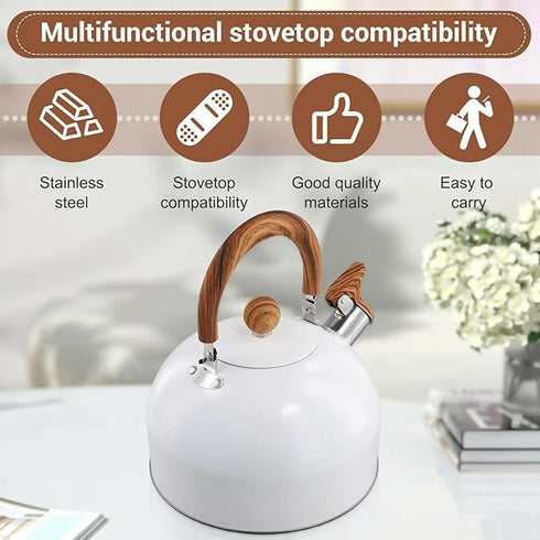 3L Whistling Tea Maker for Stove