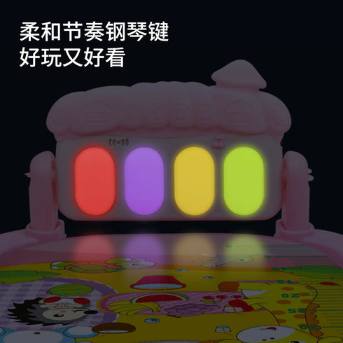 Kick & Play Piano Gym with Musical for Newborn Deluxe Baby Playmat