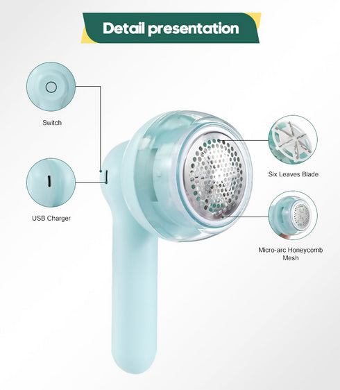 USB Rechargeable Portable Electric Lint Remover