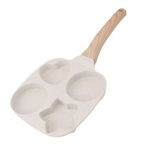 4 Cups Breakfast Frying Pan-Brown to beige